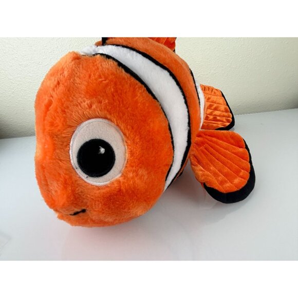 Nemo Disney Store Exclusive Finding Nemo Plush Stuffed Animal Clown Fish Toy Lg - Picture 7 of 12